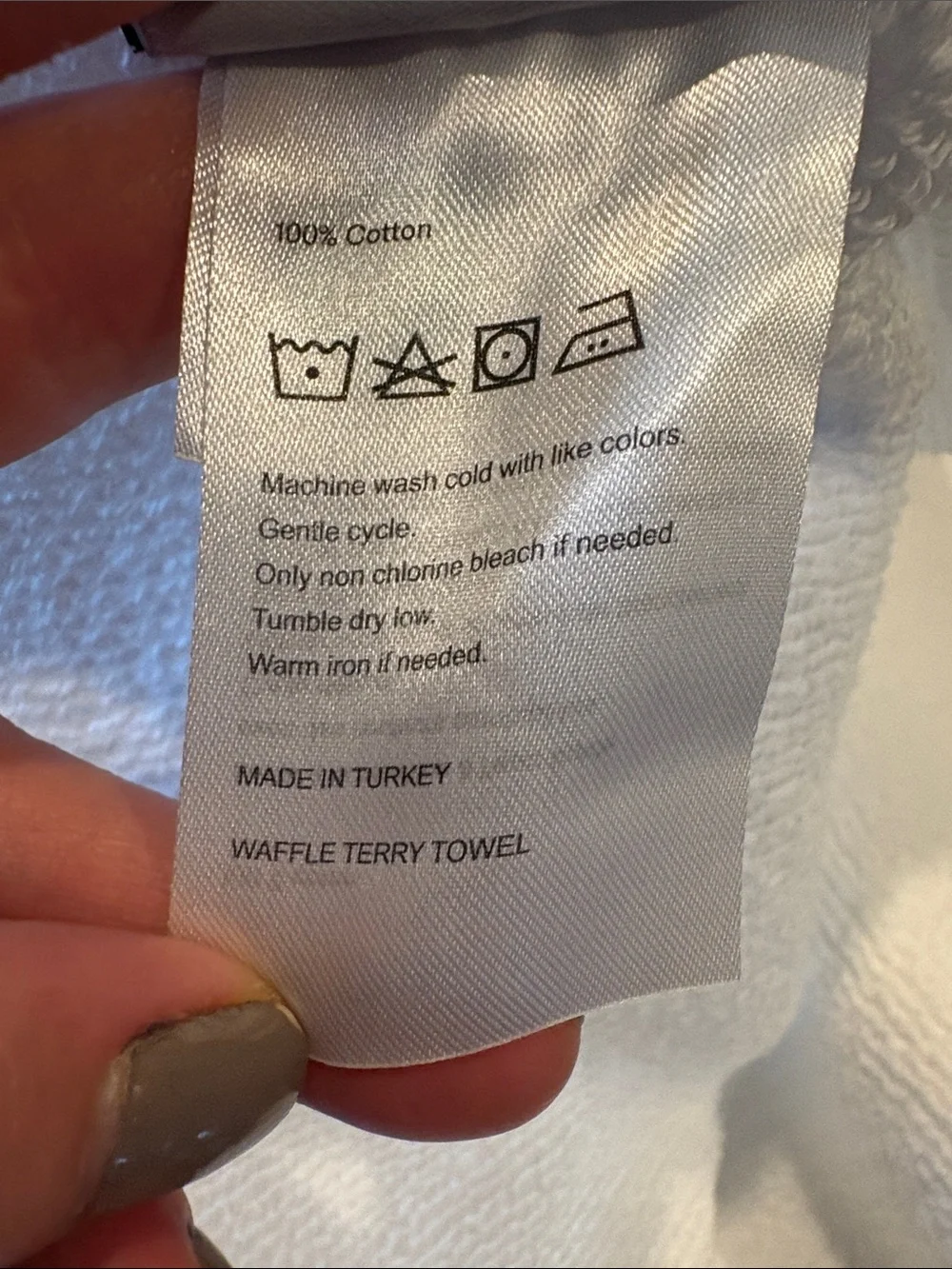 QUINCE Turkish Waffle Terry Bath Towel (Set of 2) White
